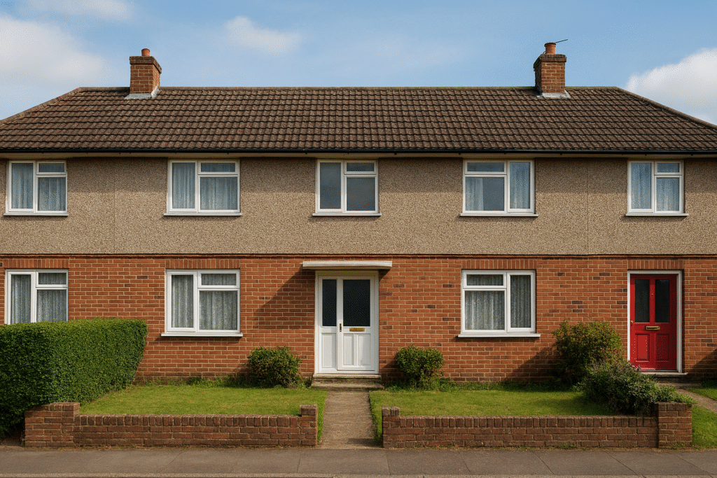 1950s AI generated council house